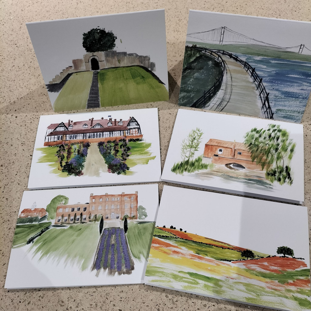 Lincolnshire note cards pack 1
