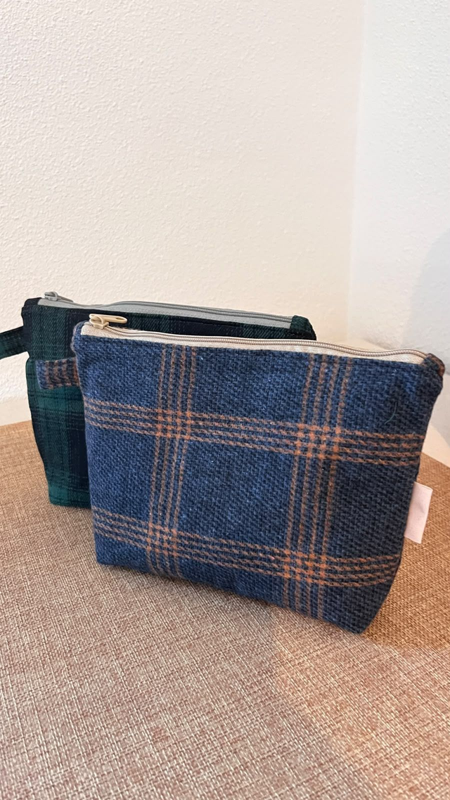 Customized zip bags - Flannel x2