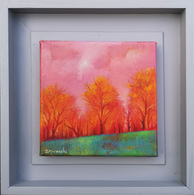 Autumn Gold - oil painting by Zawadzki