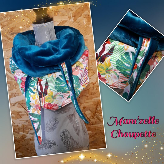 Maxi-châle tropical