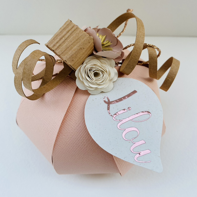 Citrouille boîte cadeau bonbons 