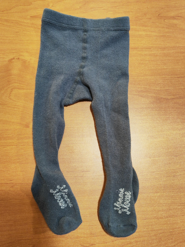 Collant gris 3/6 mois