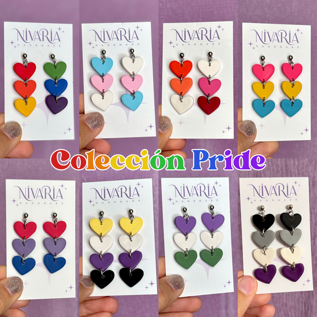 Pendientes Pride | Corazones | SOLIDARIOS