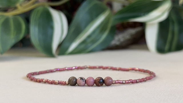 Bracelet | Rhodonite - Éléments 2