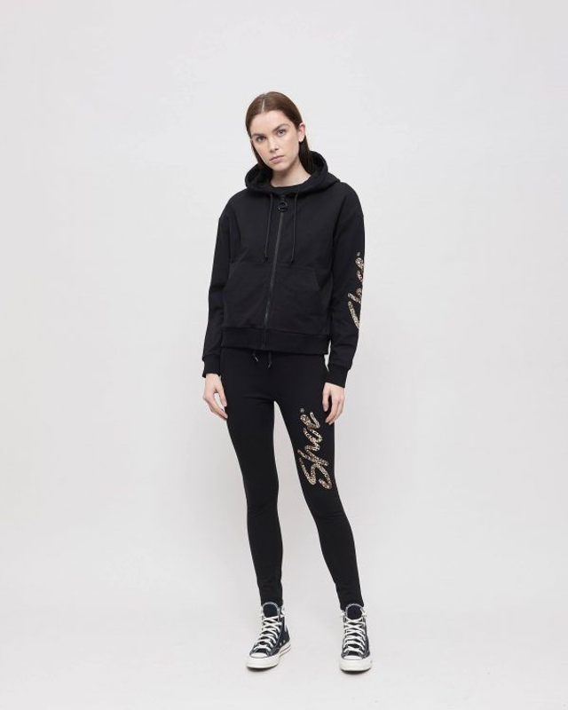524ZABEL2043 - SHOE Felpa full zip in cotone elasticizzato con personalizione