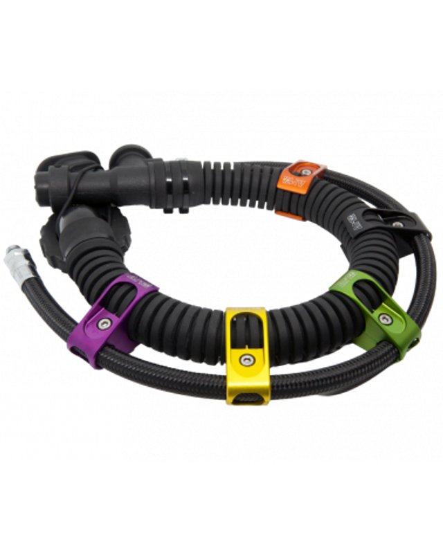 AMX attache pour tuyau annelé ( 2pièces)