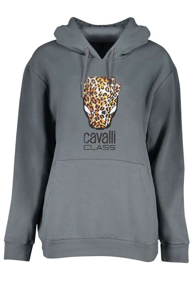 CAVALLI CLASS FELPA SENZA ZIP DONNA GRIGIO