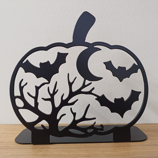 Bats at Night Pumpkin Stand