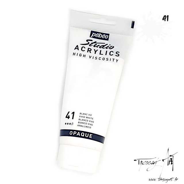 PEBEO - ACRYLIQUE 100ML - BLANC VIF - PB016041