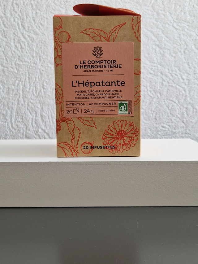 Tisane infusette l'hepatante bio (x20) - drainante du foie