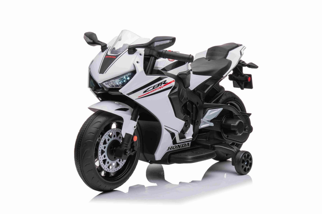 GIOCHI GARDEN , MOTO ELETTRICA 12 V HONDA CBR BIANCA 