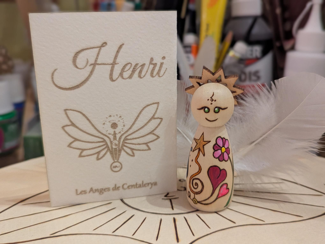 Ange très grand "Henri" ( commande personnalisée)