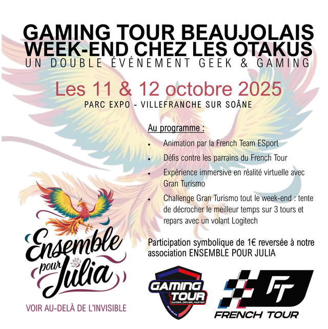 Dons à l'association - GAMIG TOUR BEAUJOLAIS &amp; WEEK-END CHEZ LES OTAKUS