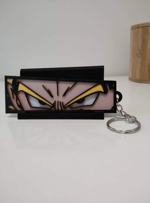 Porte-clés 3D  Regard de Héros – Végéta (Dragon Ball)