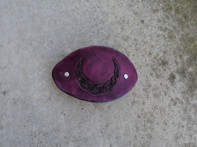 Barrette à cheveux Lune Violette