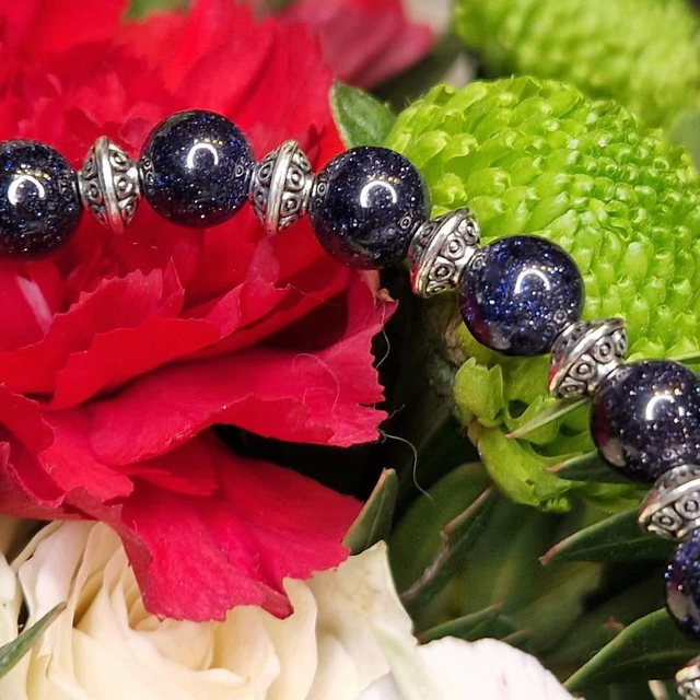 Bracelet en Blue Sand Stone 