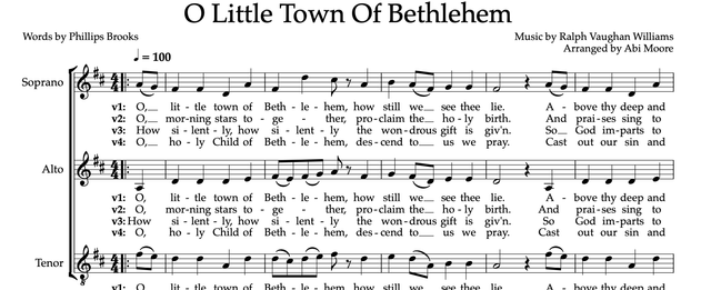 O Little Town Of Bethlehem
