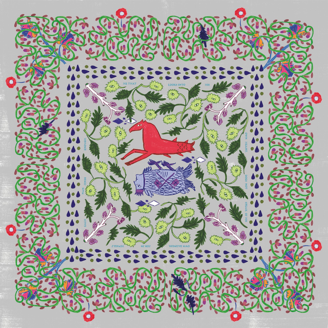 The Wonderfish silk scarf