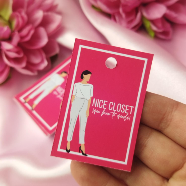 Hangtag pequeño 6x4 cm 100 unidades