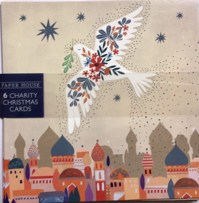 Christmas Pack of 6 by Paper House (Dove) 