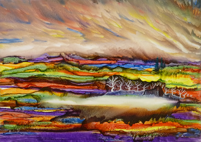 Dawn of Trees : Poster Print A3