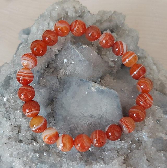 Agate Botswana orange