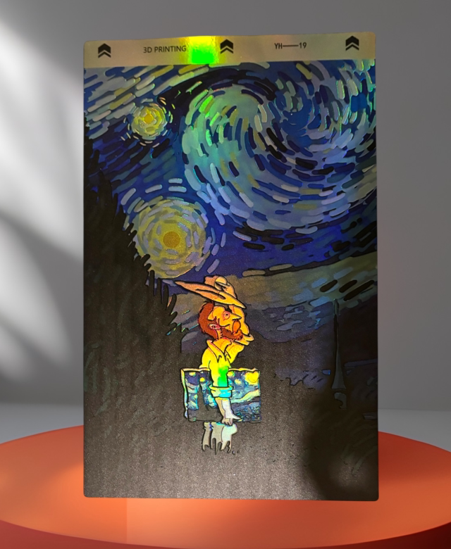 Peau Tablette Van Gogh Cartoon 