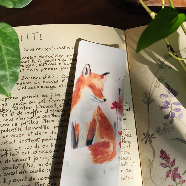 Champ de Tulipes - marque page  