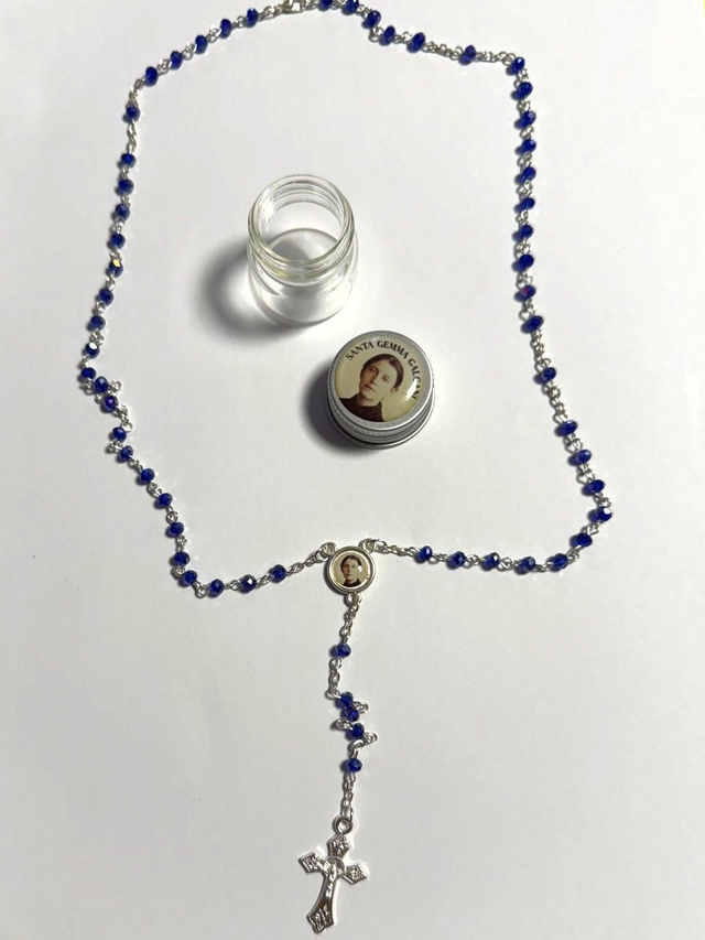 Rosario con icona di Santa Gemma Galgani