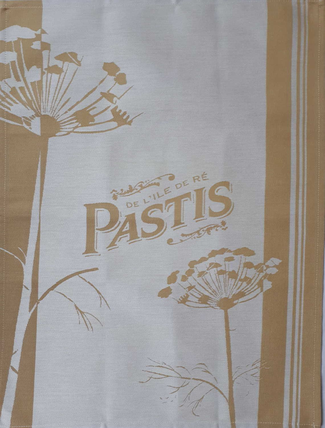 Essuie-Verre Pastis de l'ile de Ré - jacquard Français