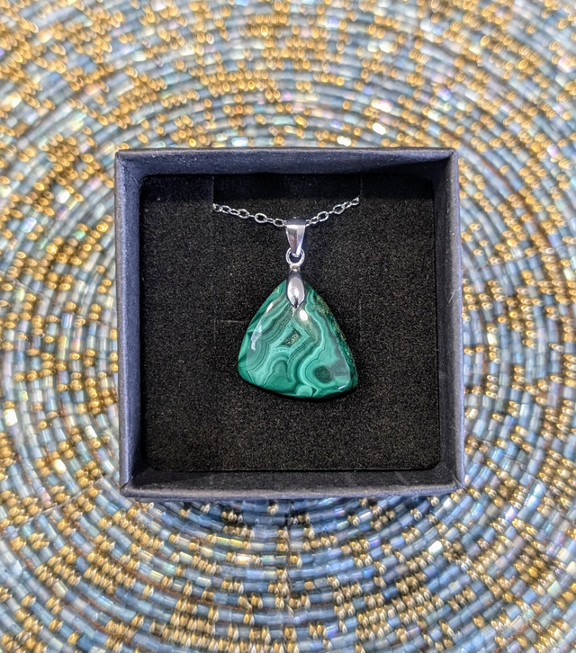 Pendentif Malachite 