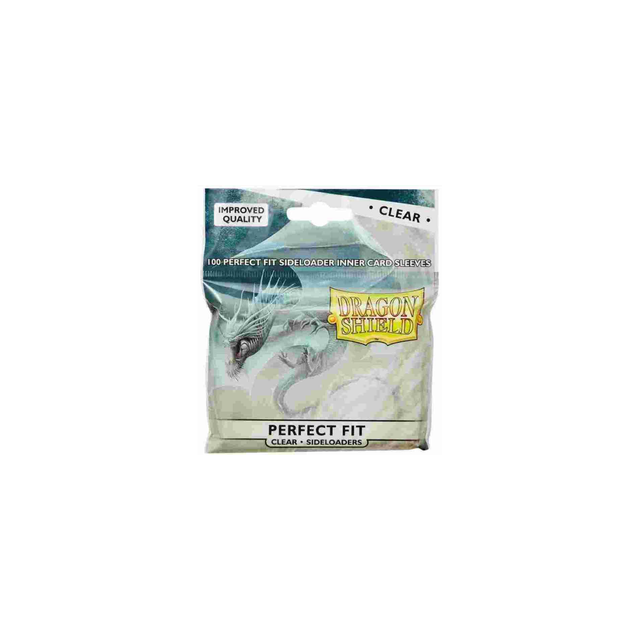 Dragon Shield Fit Perfect 100 Sleeves - Sideloader Clear 