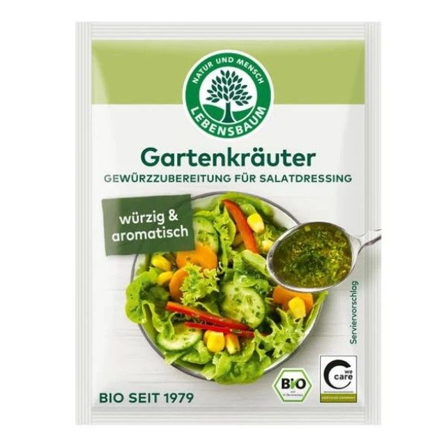 Lebensbaum Salatdressing Gartenkräuter, 3x5g Packung