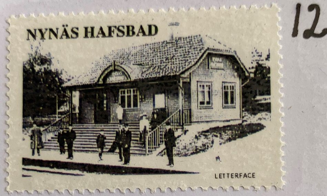 Brevfrimärke 12 -  Stationshus Nynäs Hafsbad 2