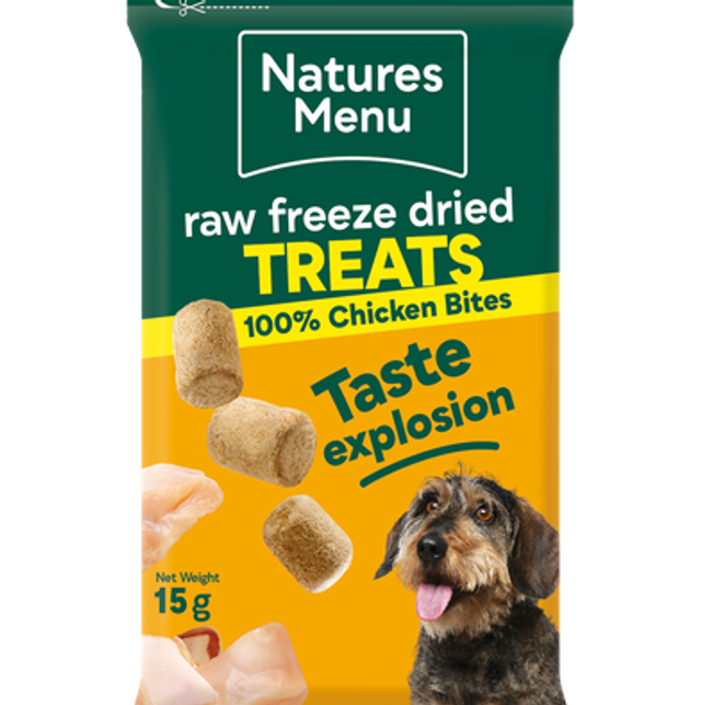Freeze Dried Chicken Bites 15g e
