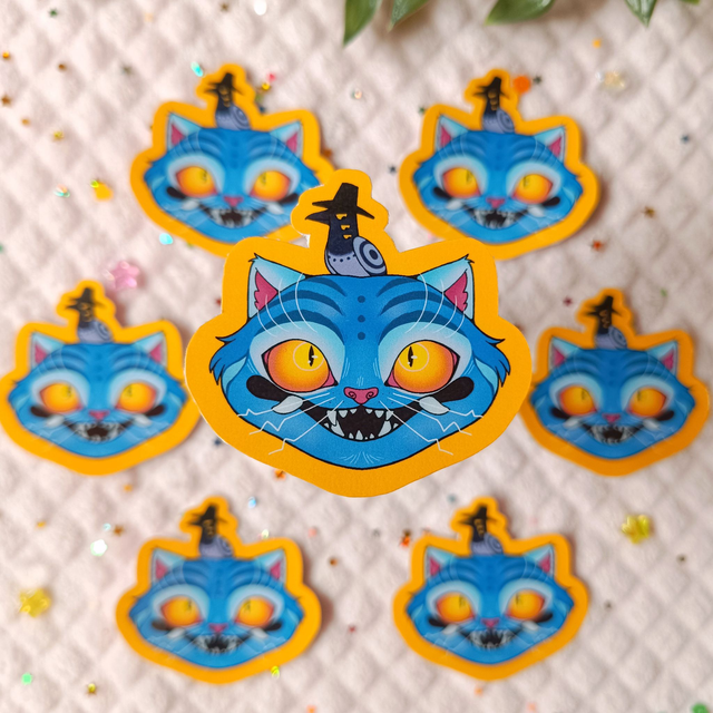 Derpy tiger stickers (Kpop Demon Hunters)