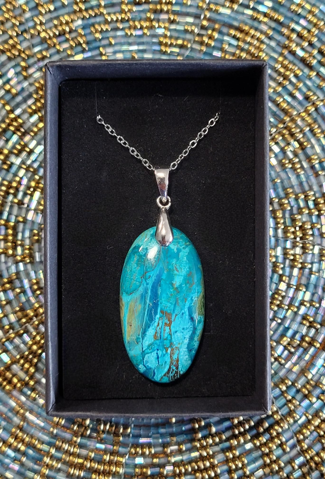 Pendentif Chrysocolle 