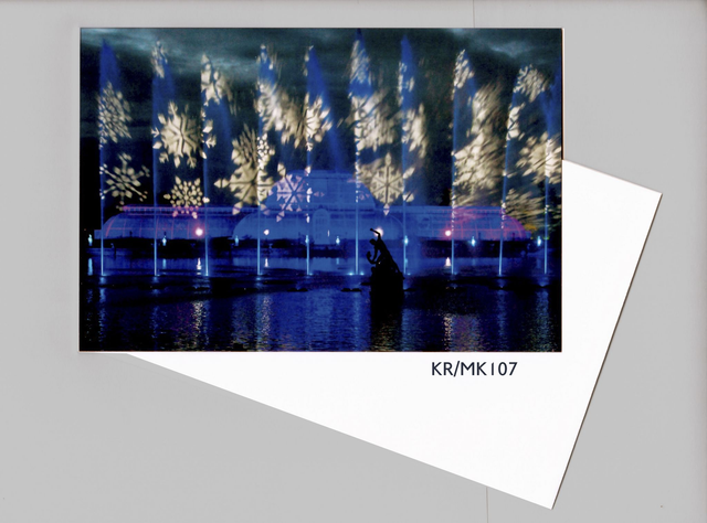 Folded card  :  Kew Christmas Hologram 