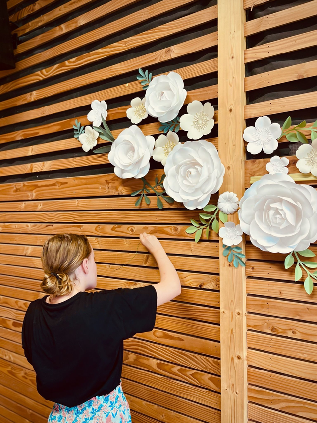 Lot 4 Fleurs blanches