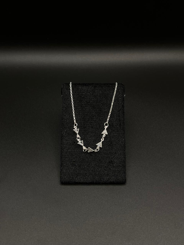 Pulseira 5 triângulo de zircônia 