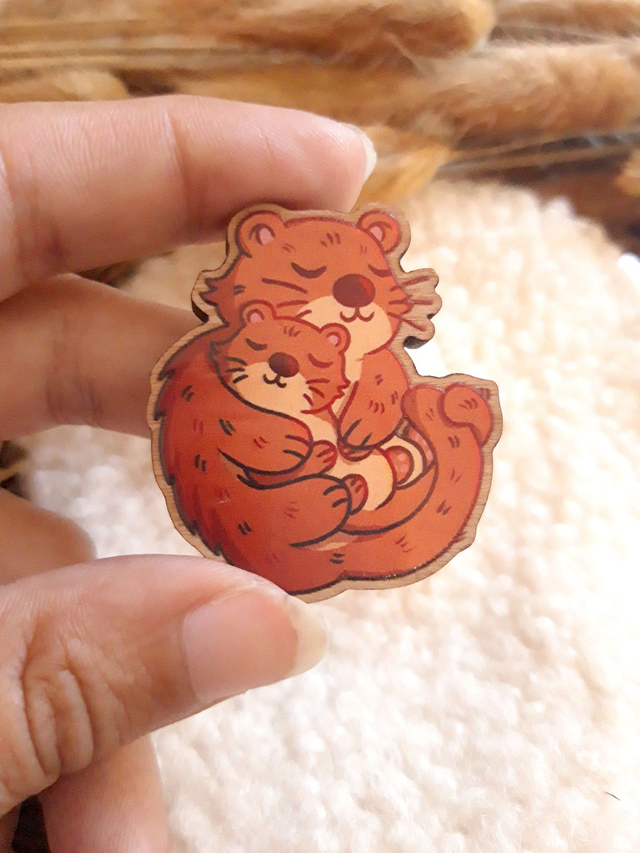 Calin de loutre Pin's