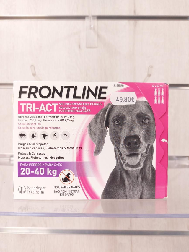 Pipetas (6×4ml) Perros de 20 a 40 Kg