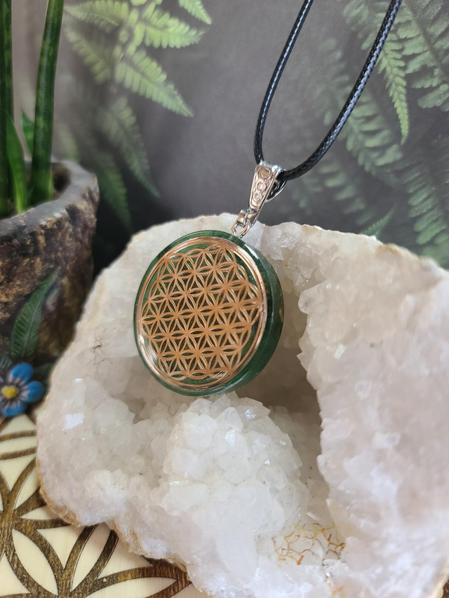 Fleur de vie 🌸 Amulette Labradorite 