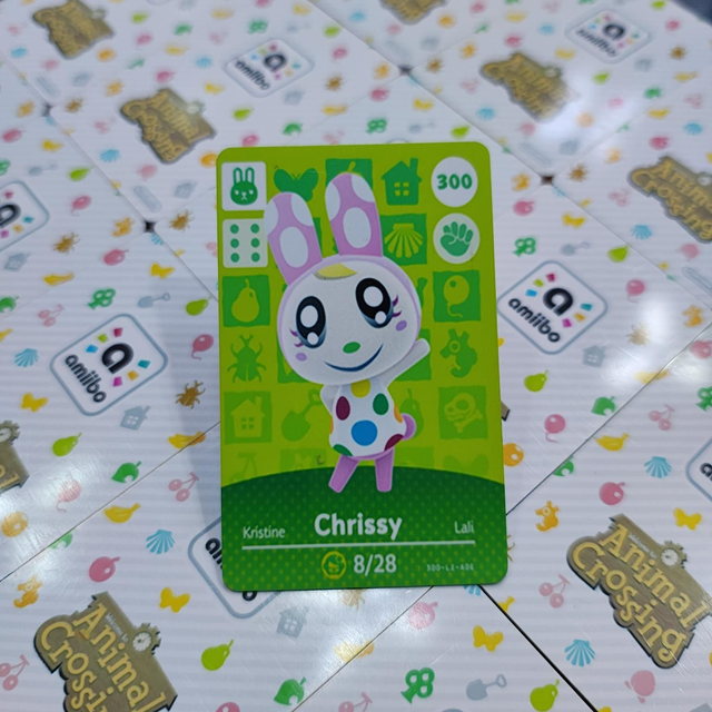 Tarjeta Amiibo Chrissy / Animal Crossing 300