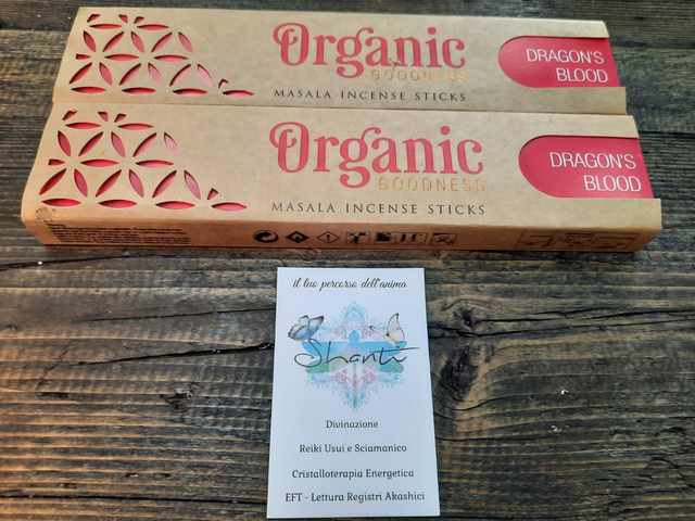 Incensi Organic bastoncini