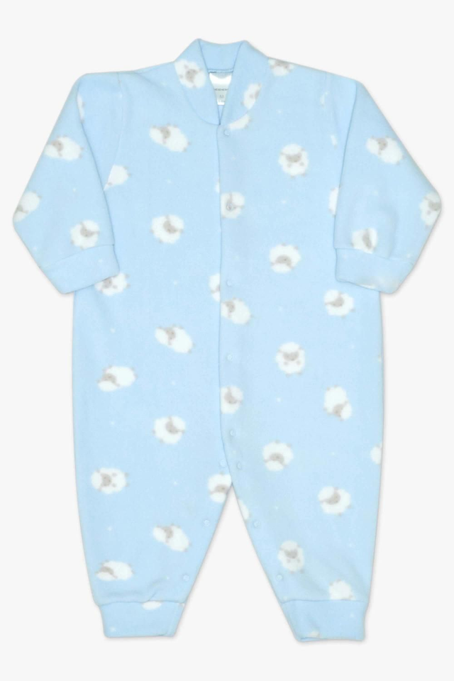 Macacão em Microsoft Térmico Ovelhinhas