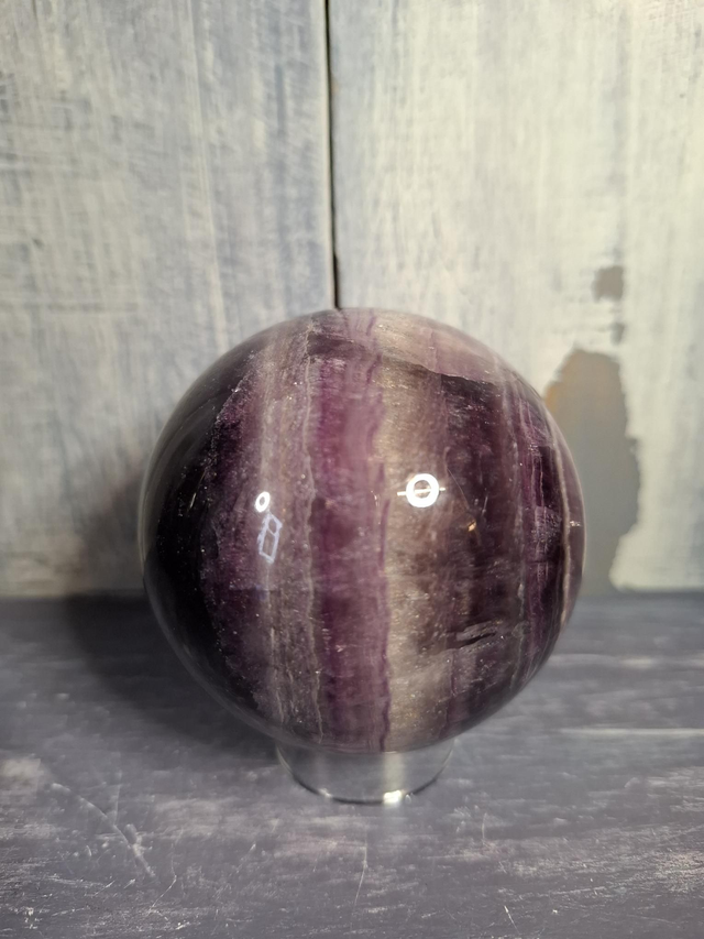 Purple Fluorite Sphere 