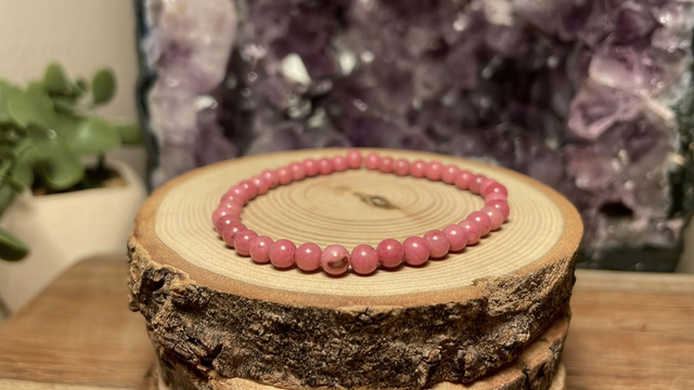 Bracelet RHODONITE 4mm