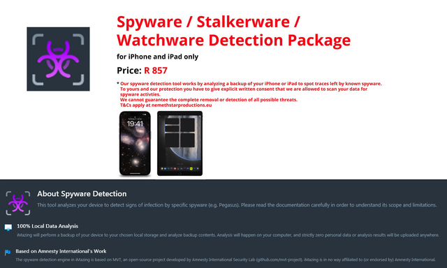 Spyware Checkup for iPhone (Non-EU)