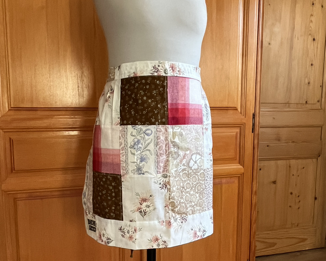 Demi tablier patchwork 